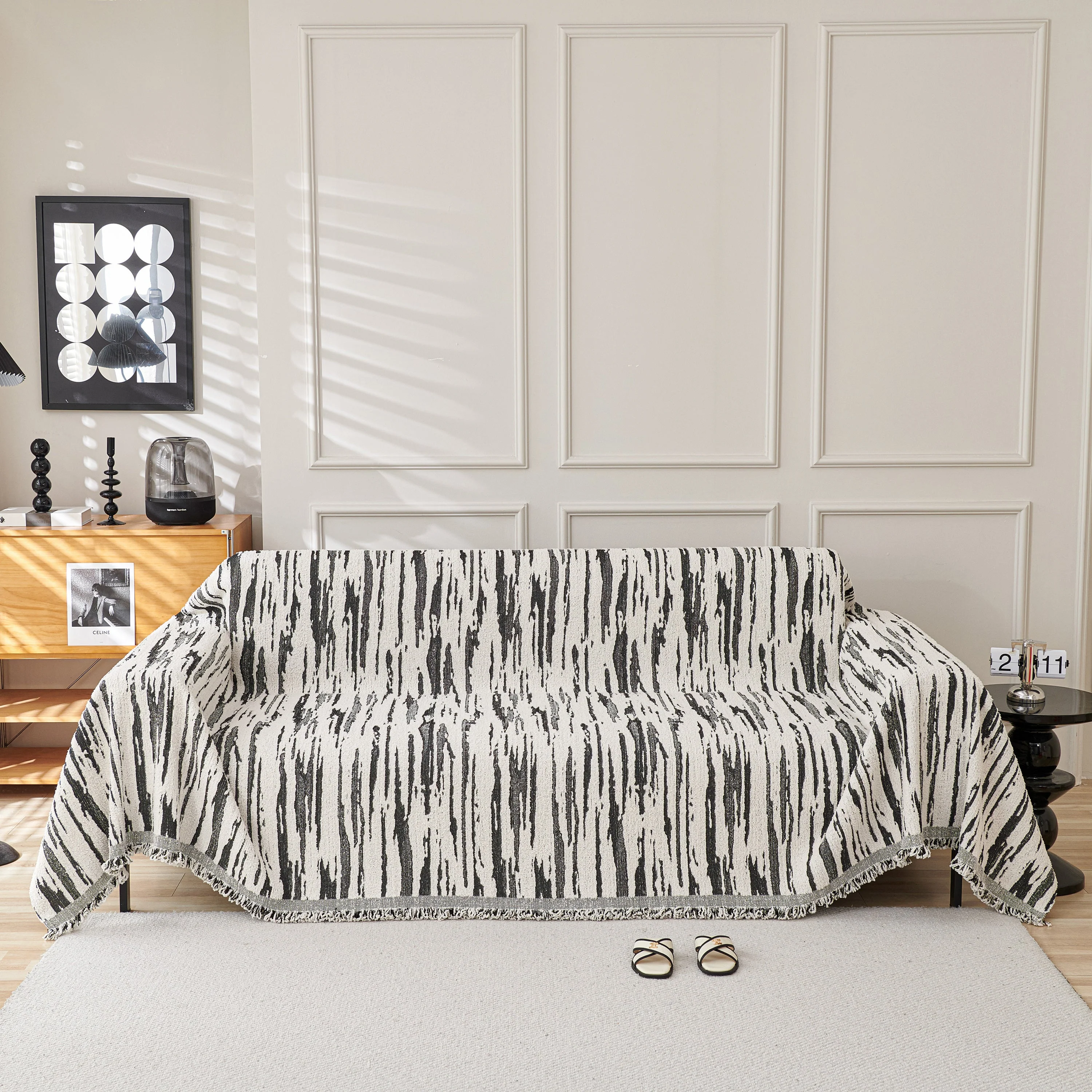 Reversible Sofa Throw Blanket, Couch Cover Sofa Slipcover for Most Shape Sofas - Image 36