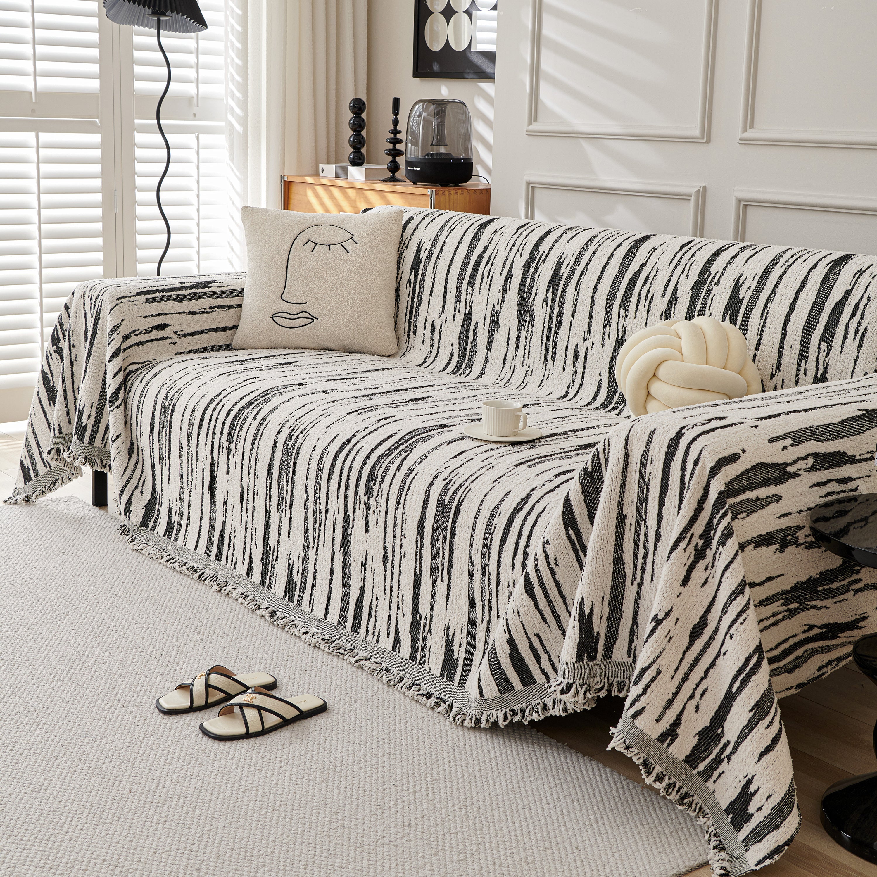 Reversible Sofa Throw Blanket, Couch Cover Sofa Slipcover for Most Shape Sofas - Image 39