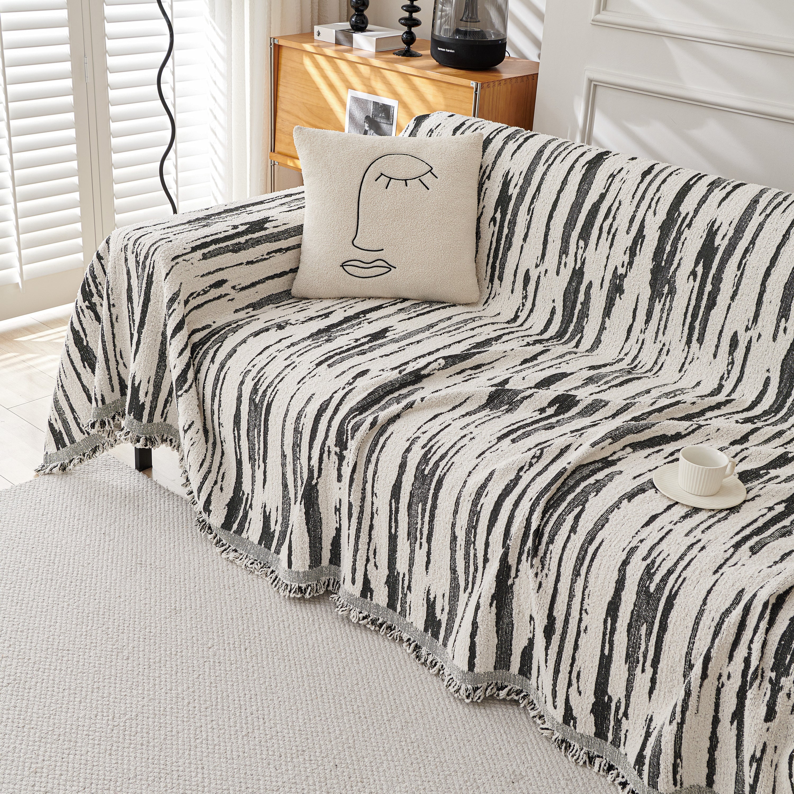 Reversible Sofa Throw Blanket, Couch Cover Sofa Slipcover for Most Shape Sofas - Image 49