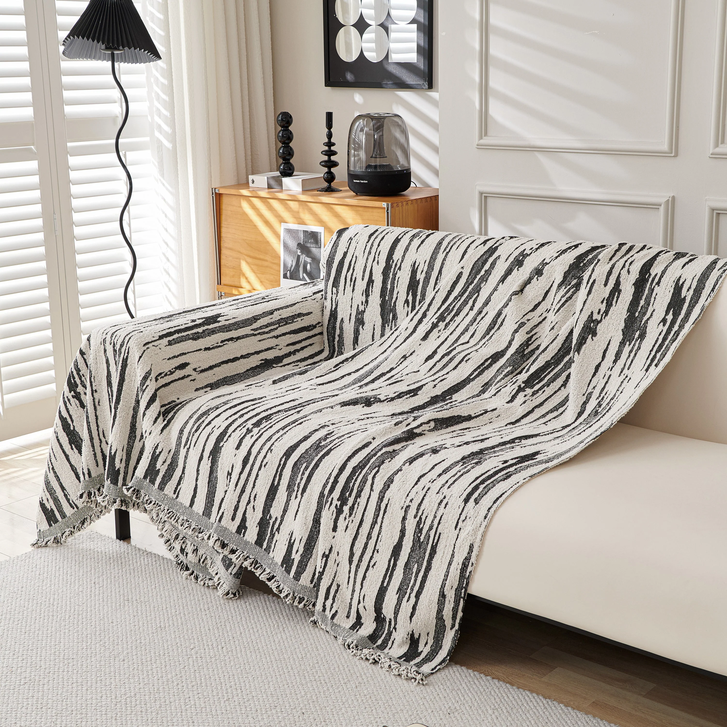 Reversible Sofa Throw Blanket, Couch Cover Sofa Slipcover for Most Shape Sofas - Image 50