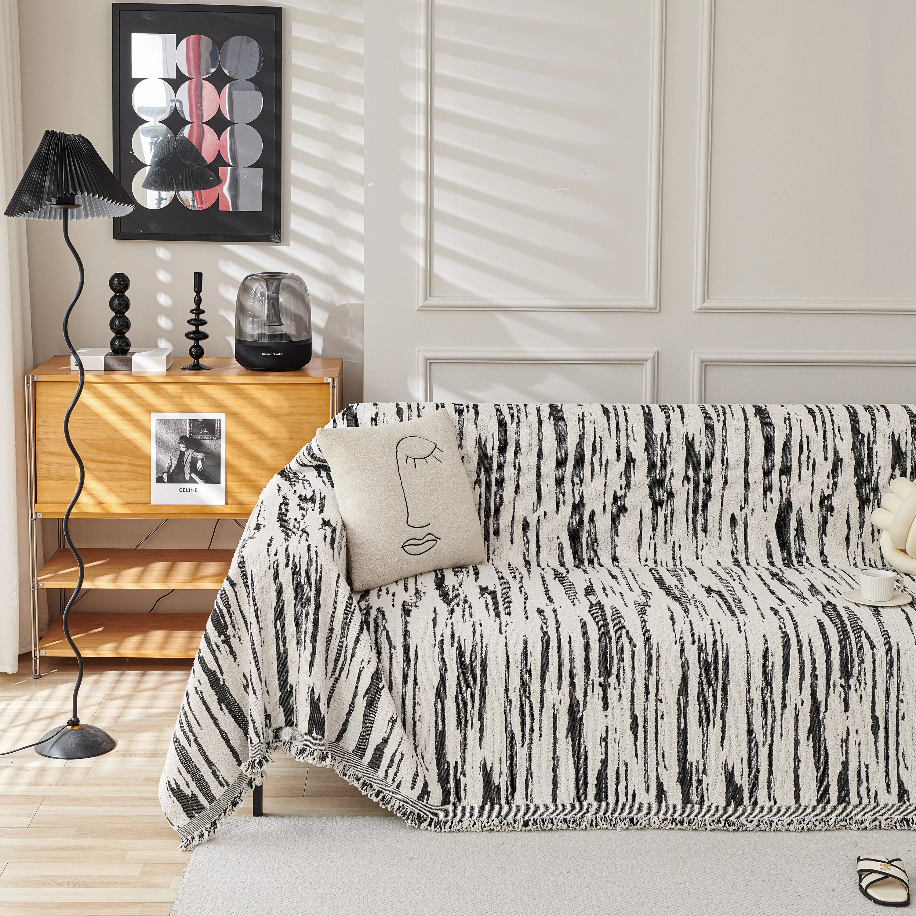 Reversible Sofa Throw Blanket, Couch Cover Sofa Slipcover for Most Shape Sofas - Image 52