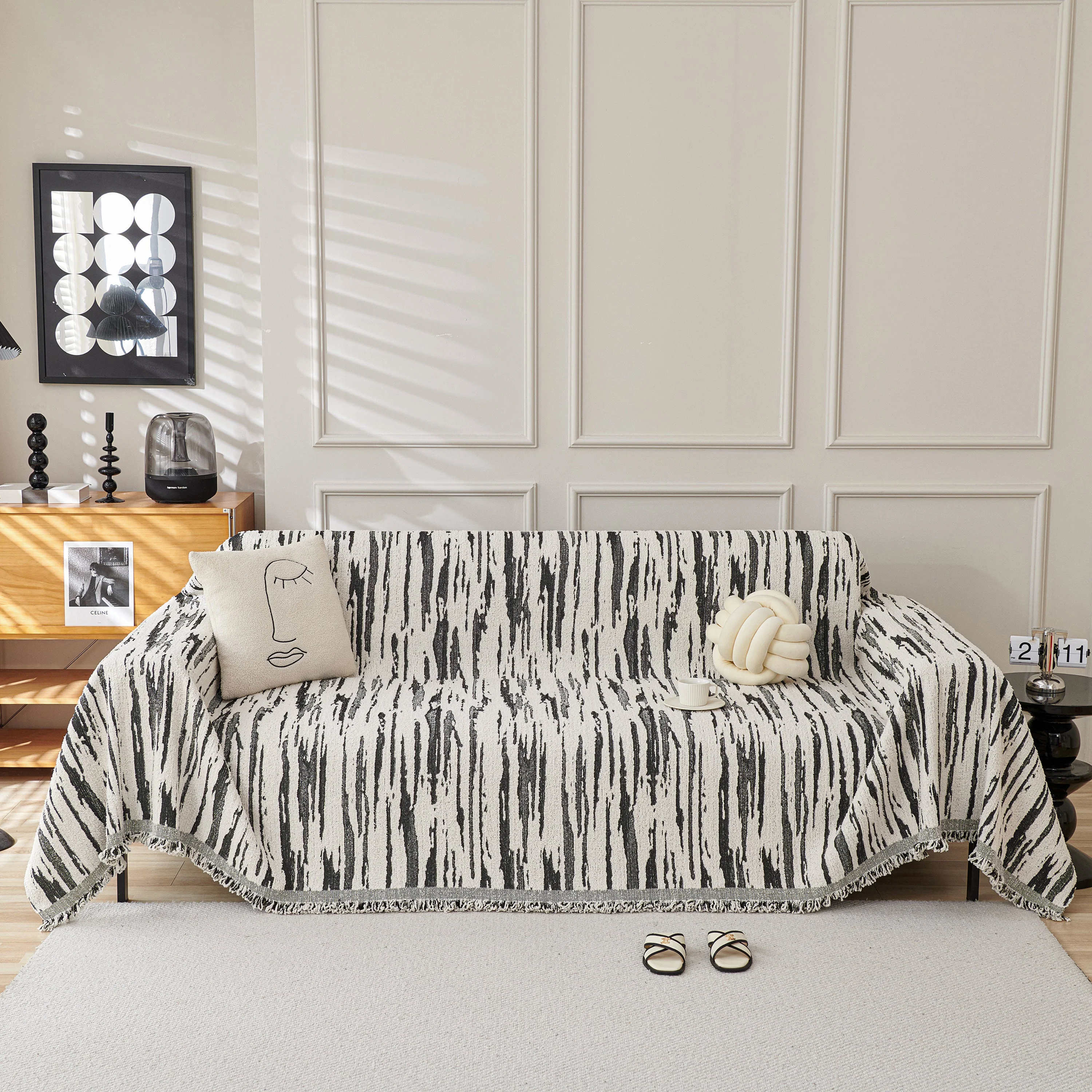 Reversible Sofa Throw Blanket, Couch Cover Sofa Slipcover for Most Shape Sofas - Image 64