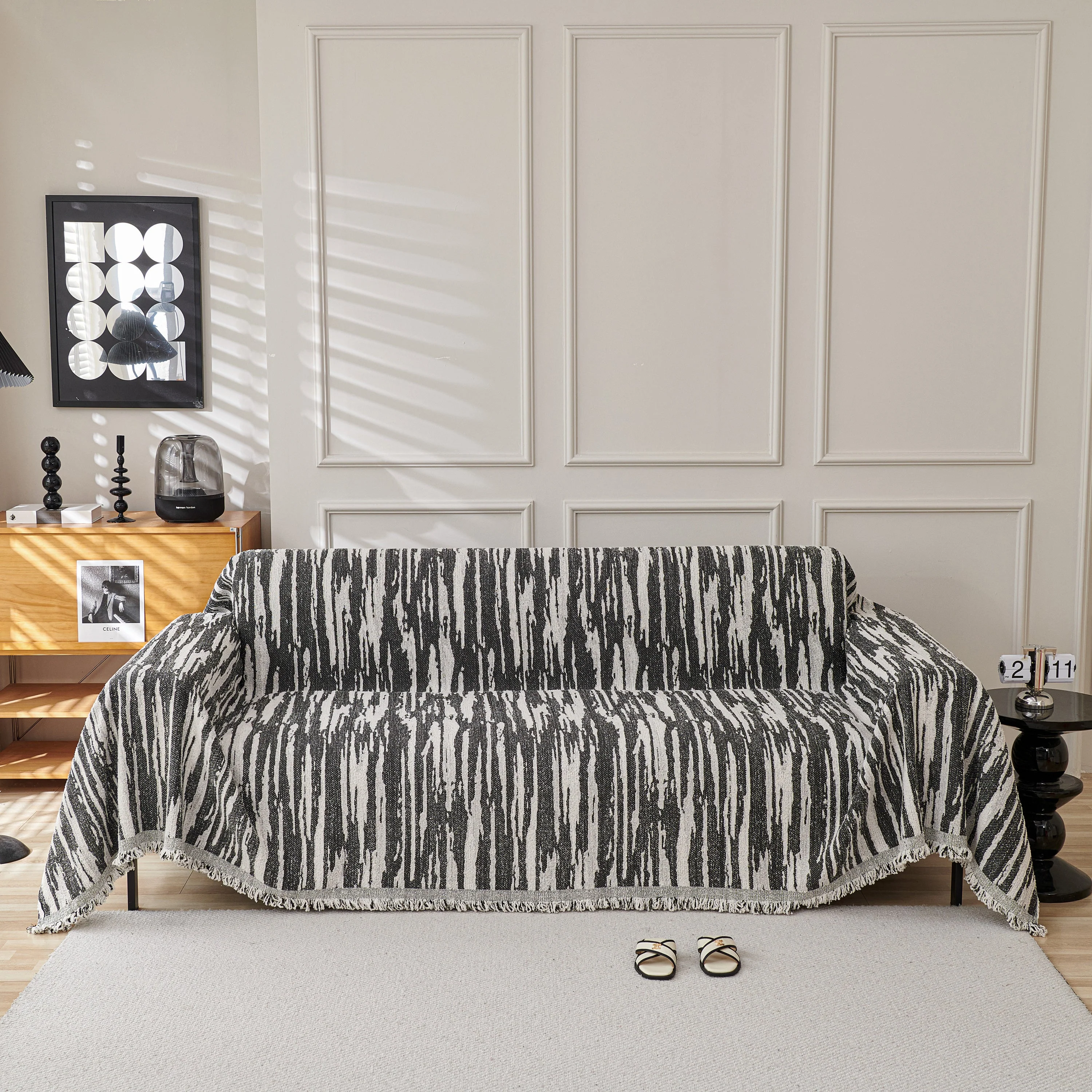 Reversible Sofa Throw Blanket, Couch Cover Sofa Slipcover for Most Shape Sofas - Image 65