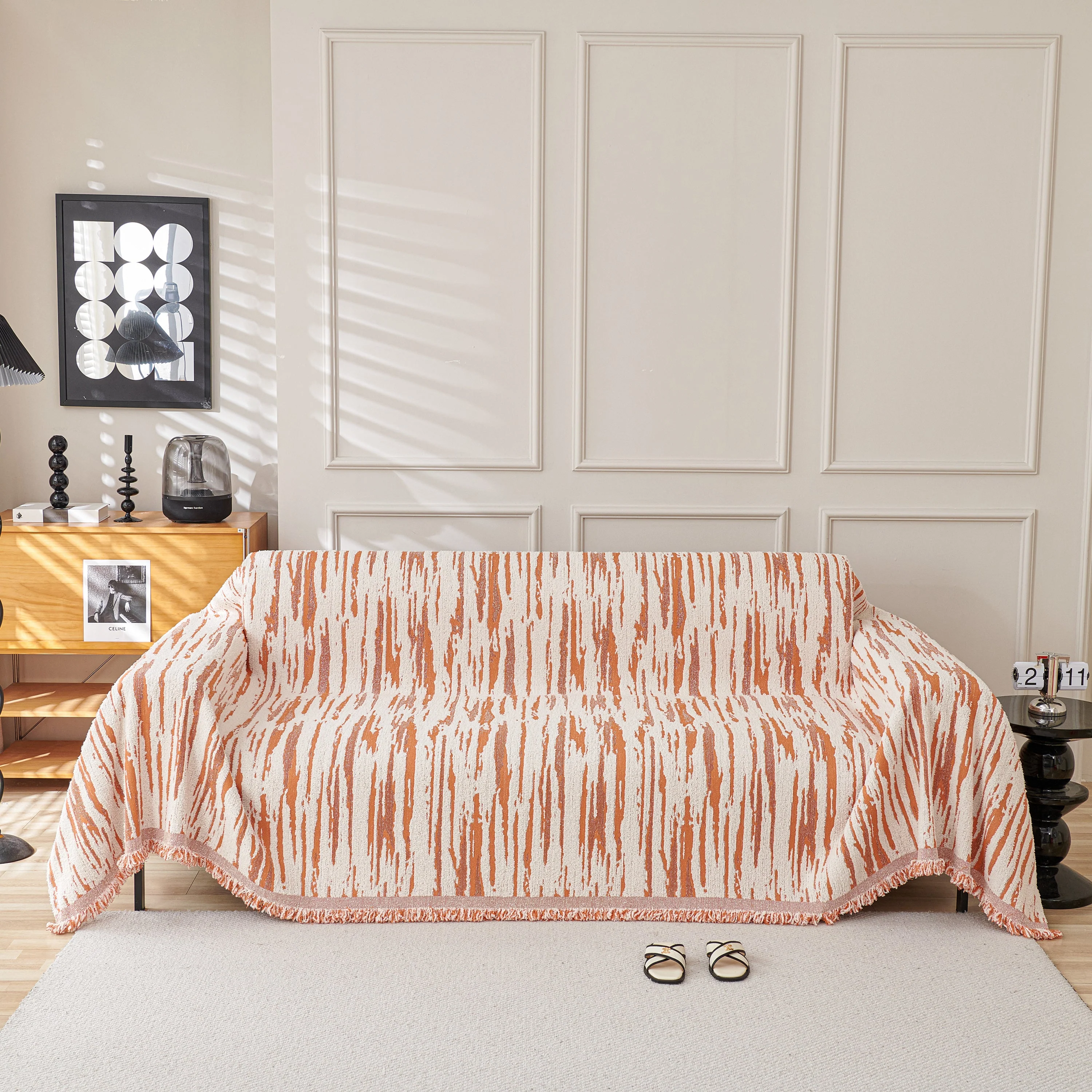 Reversible Sofa Throw Blanket, Couch Cover Sofa Slipcover for Most Shape Sofas - Image 66
