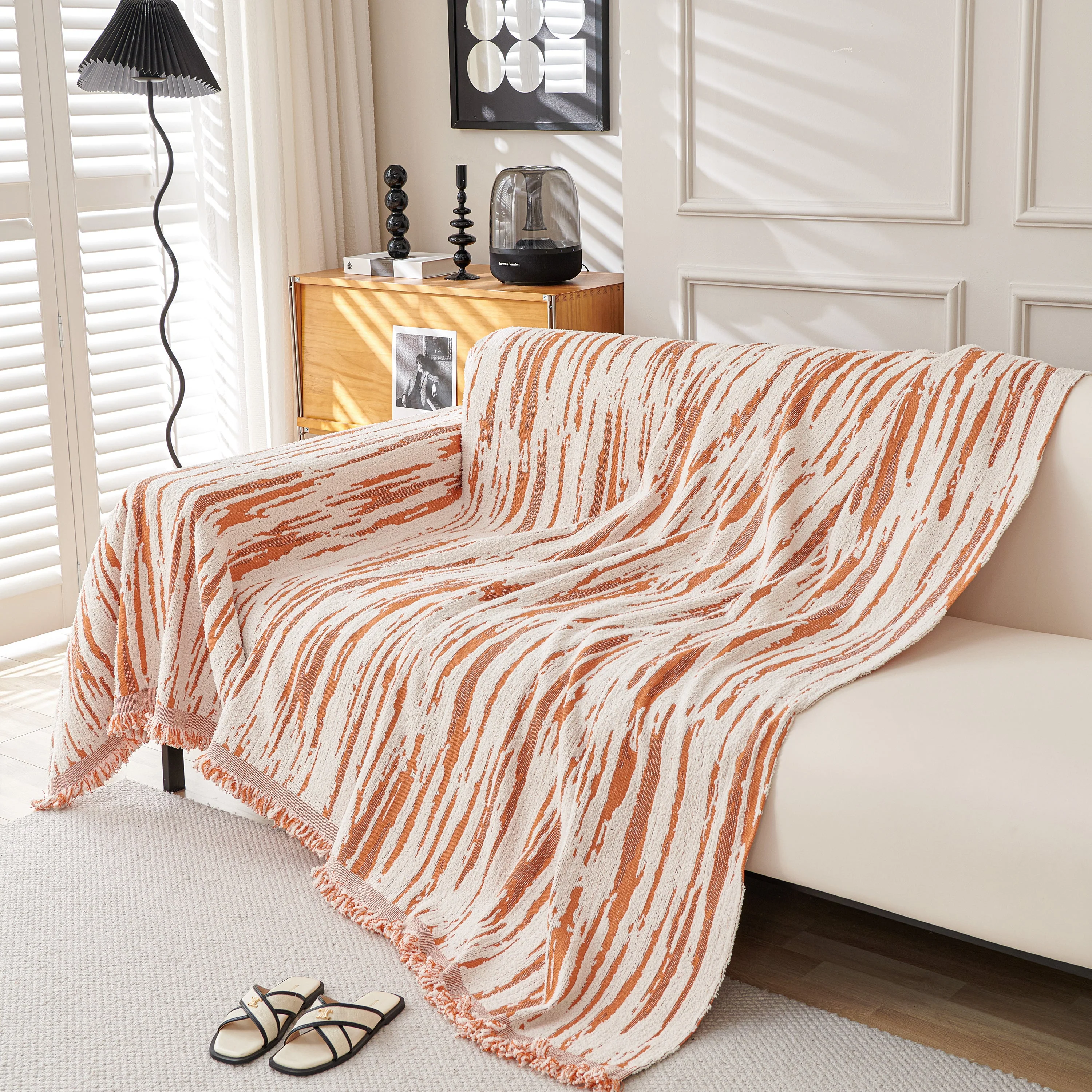 Reversible Sofa Throw Blanket, Couch Cover Sofa Slipcover for Most Shape Sofas - Image 79
