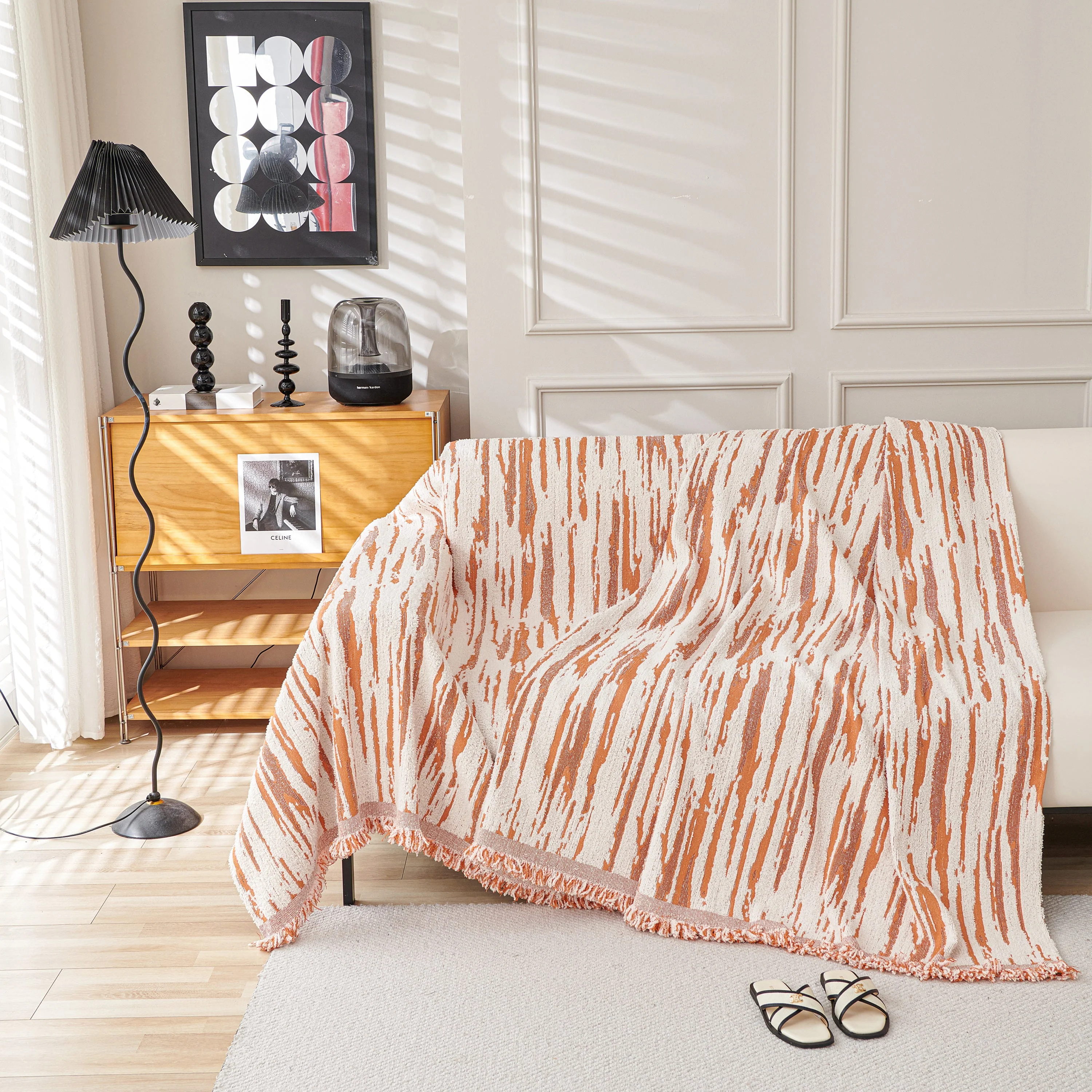 Reversible Sofa Throw Blanket, Couch Cover Sofa Slipcover for Most Shape Sofas - Image 80