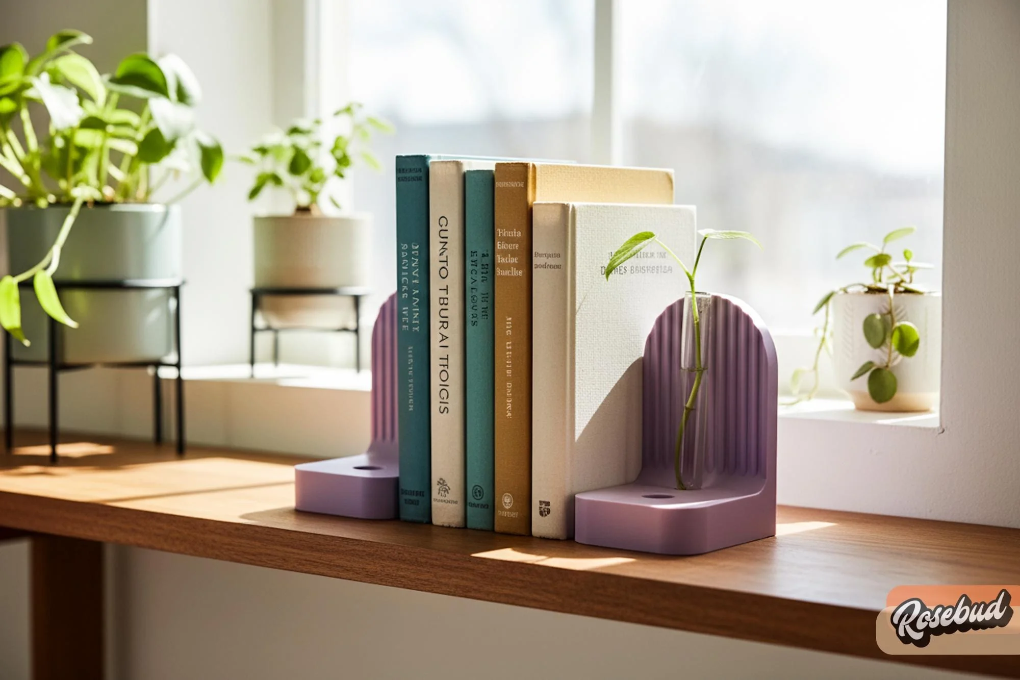 Ribbed Modern Bookend, Book Lover Gift, Bookshelf Decor, Book Club Gifts, Bookish Library Decor, Bookworm, Reading Challenge, Book Nook - Image 14