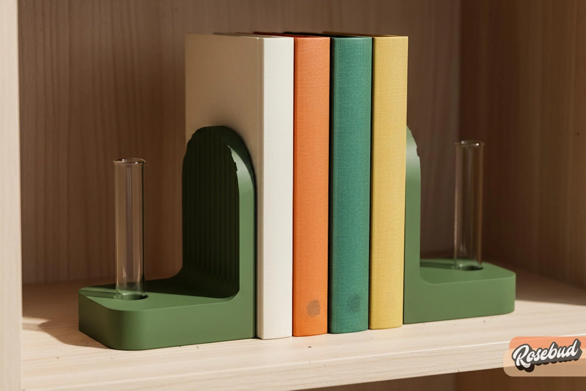 Ribbed Modern Bookend, Book Lover Gift, Bookshelf Decor, Book Club Gifts, Bookish Library Decor, Bookworm, Reading Challenge, Book Nook - Image 17