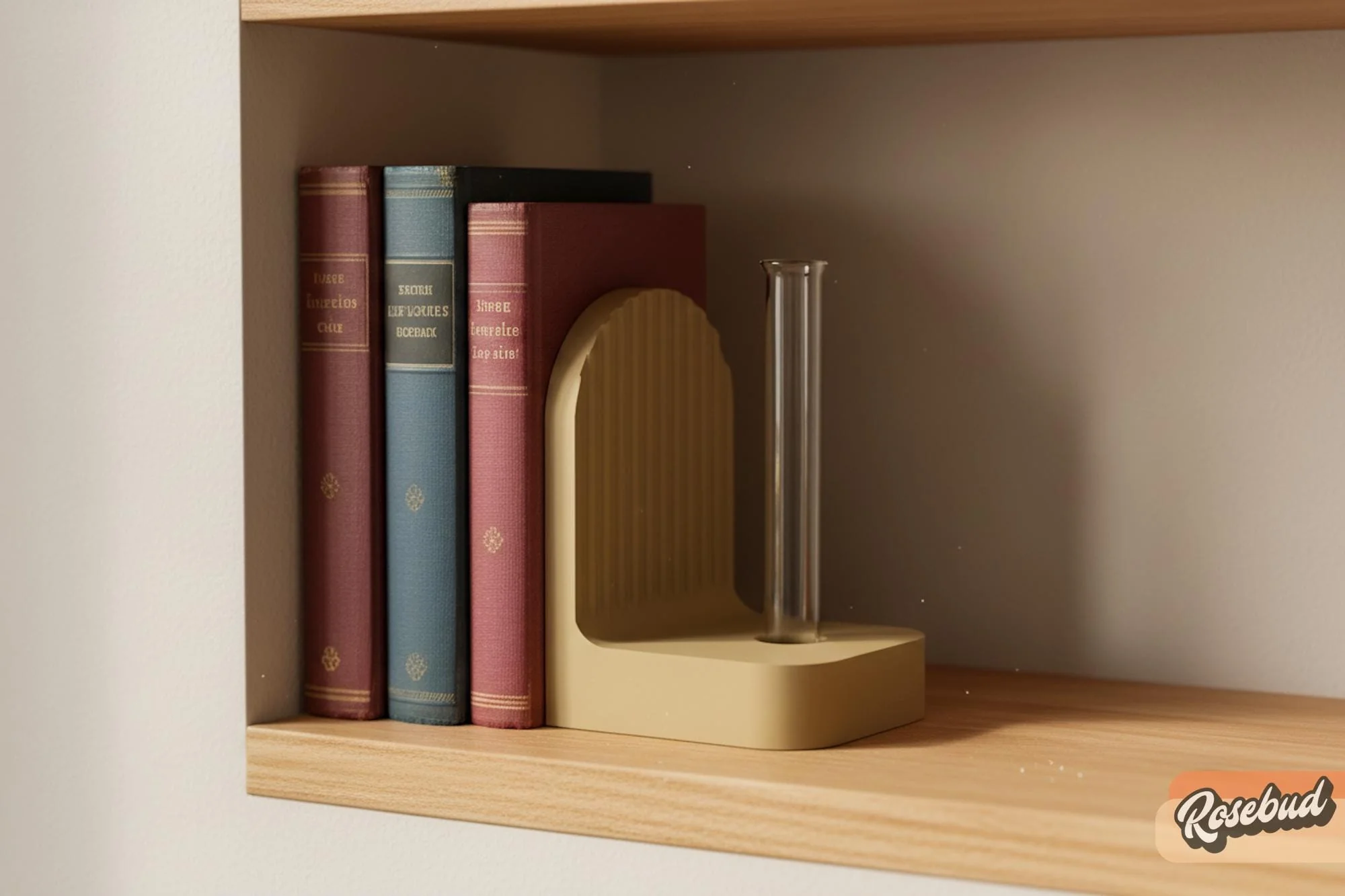 Ribbed Modern Bookend, Book Lover Gift, Bookshelf Decor, Book Club Gifts, Bookish Library Decor, Bookworm, Reading Challenge, Book Nook - Image 8