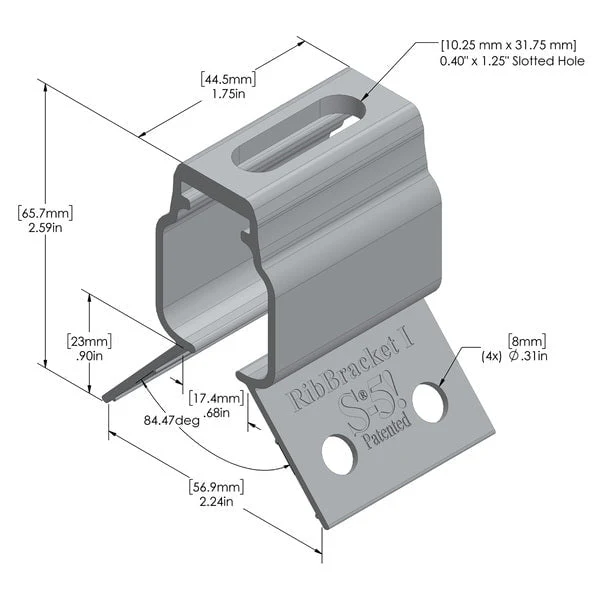 RibBracket I for Roof Profiles - Image 2