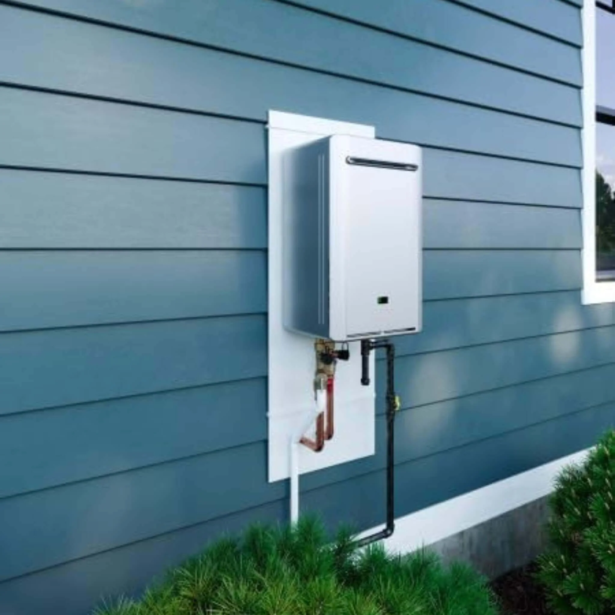 RN 8.5 GPM 180K BTU Outdoor Non-Condensing Residential Liquid Propane Tankless Water Heater (SAK19876) - Image 3