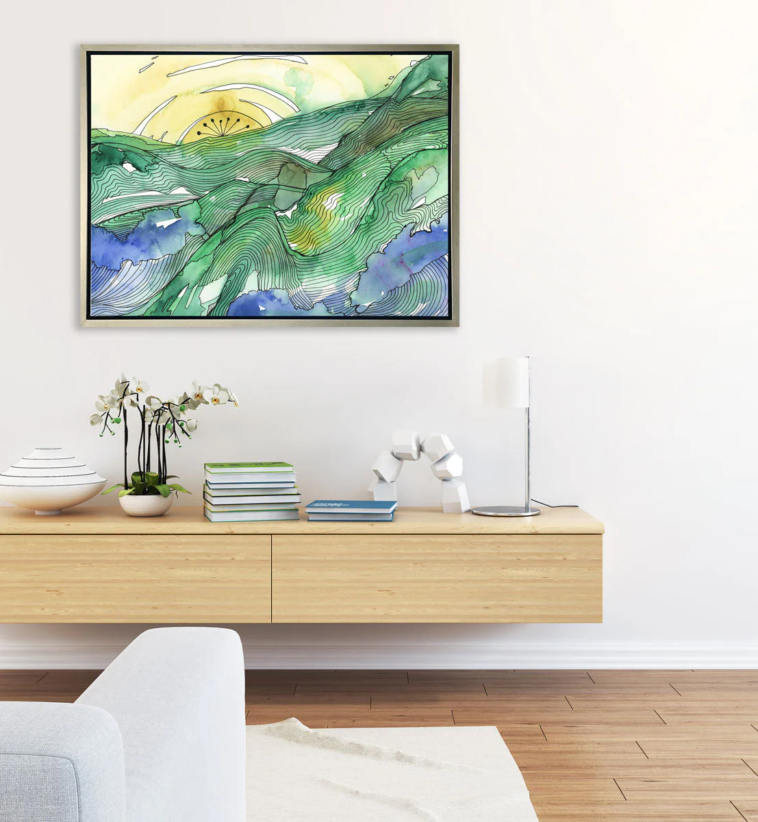 Rising - Open Edition Canvas Print - Image 2