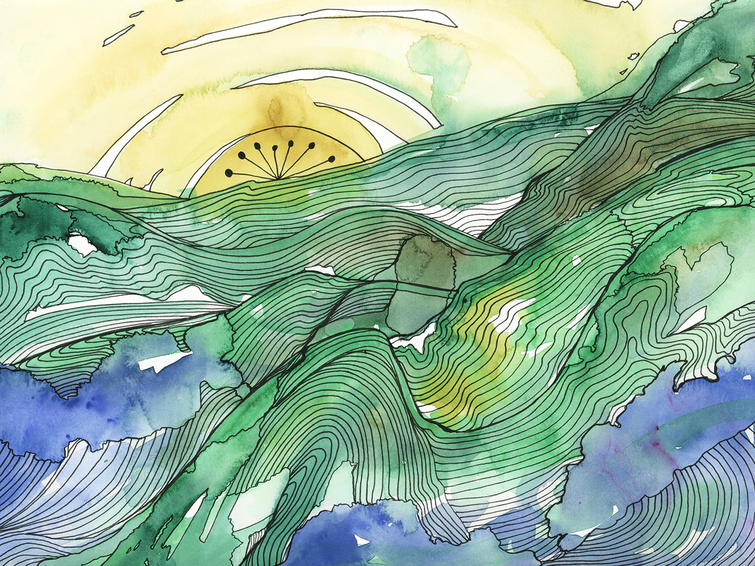 Rising - Open Edition Canvas Print - Image 3