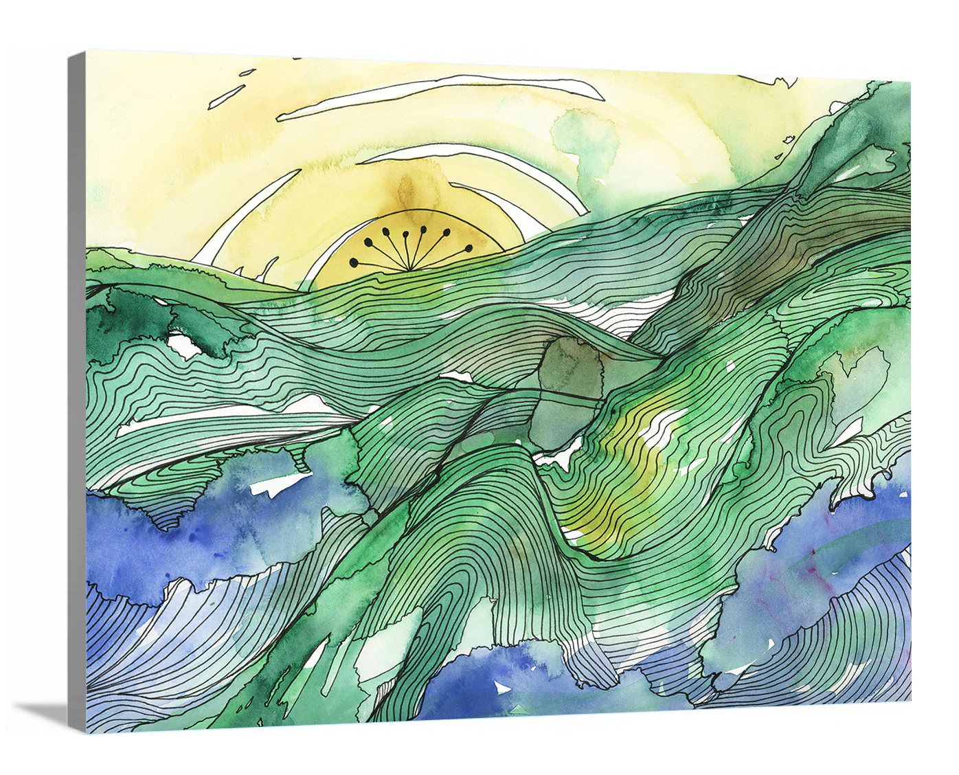 Rising - Open Edition Canvas Print - Image 4
