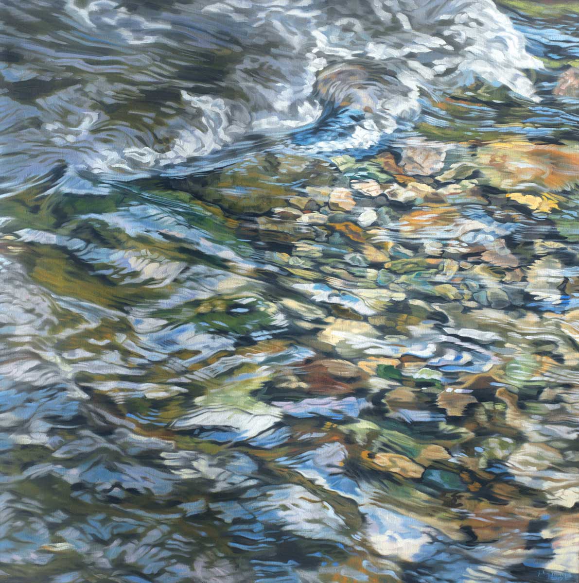 Riverbed  3 - Limited Edition Canvas Print - Image 3