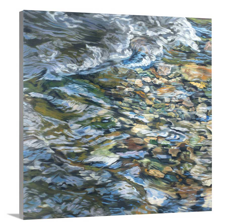 Riverbed  3 - Limited Edition Canvas Print - Image 7