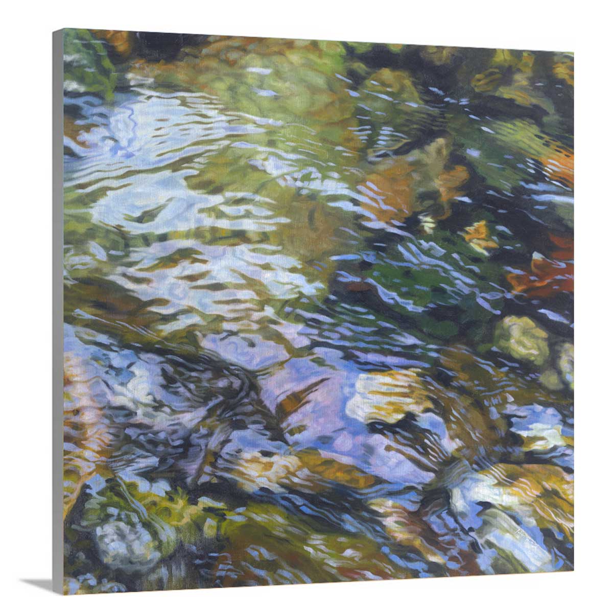 Rocky River 7 - Open Edition Canvas Print - Image 6