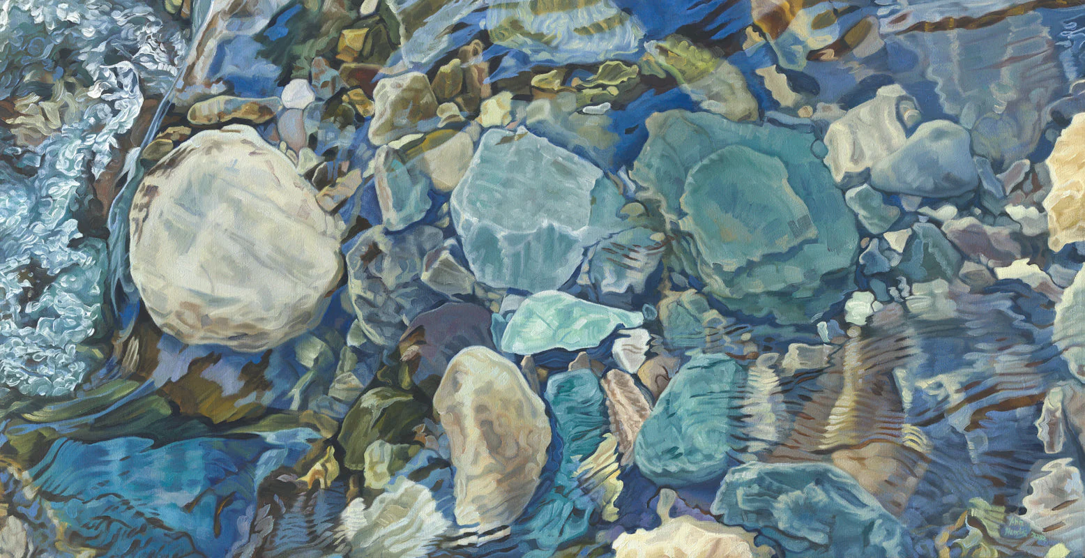 Rocky River 8 - Limited Edition Canvas Print - Image 3