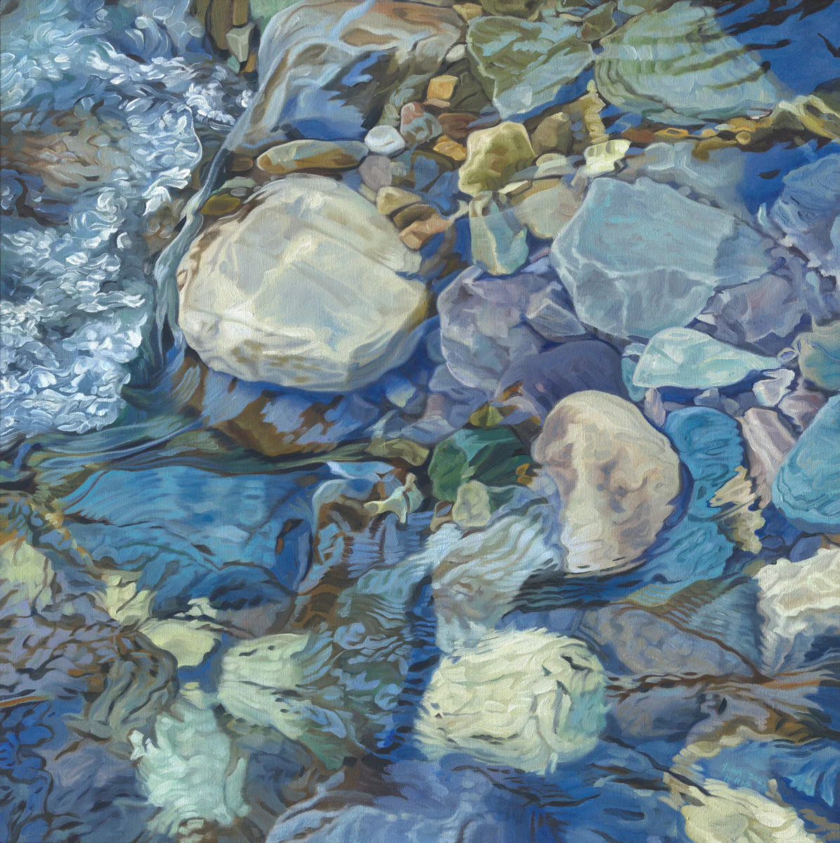 Rocky River 9 - Limited Edition Canvas Print - Image 3