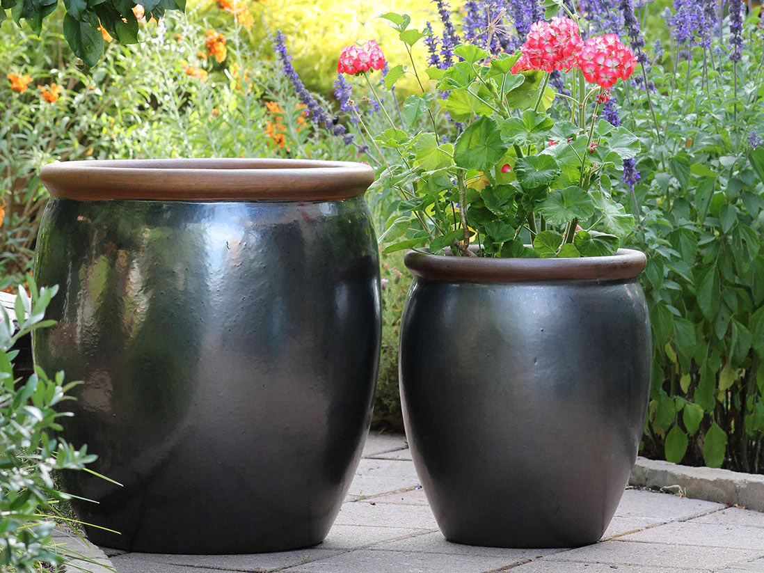 Roll Rim Planter-Set of 2 - Image 3