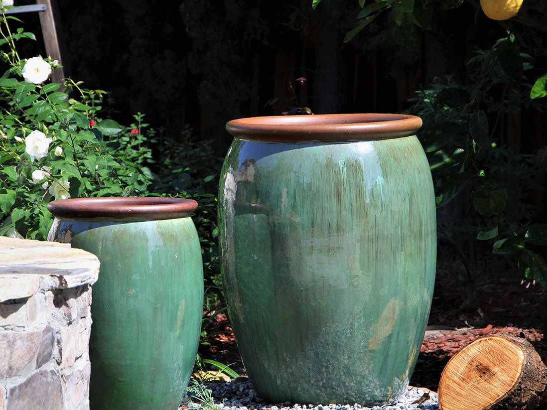 Roll Rim Urn Planter - Set of 2 By Plantatorem - Image 2