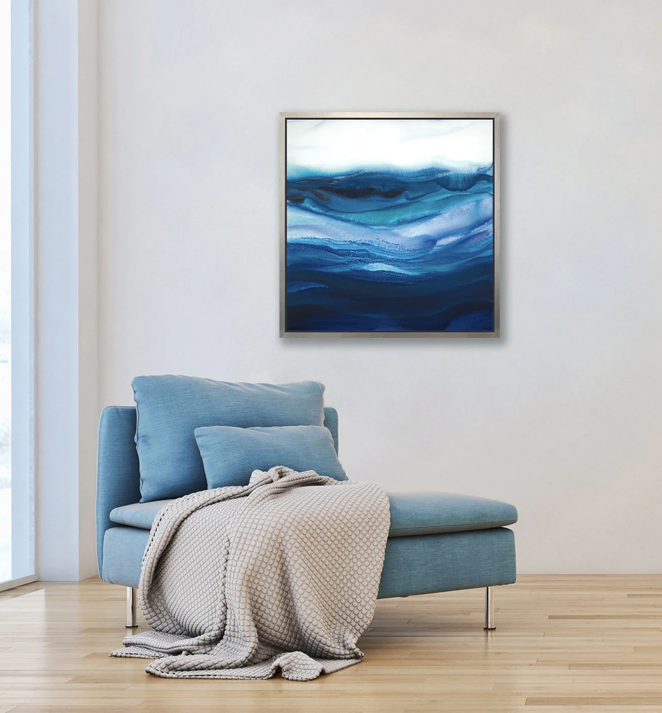 Rolling Surf I - Open Edition Canvas Print - Image 2