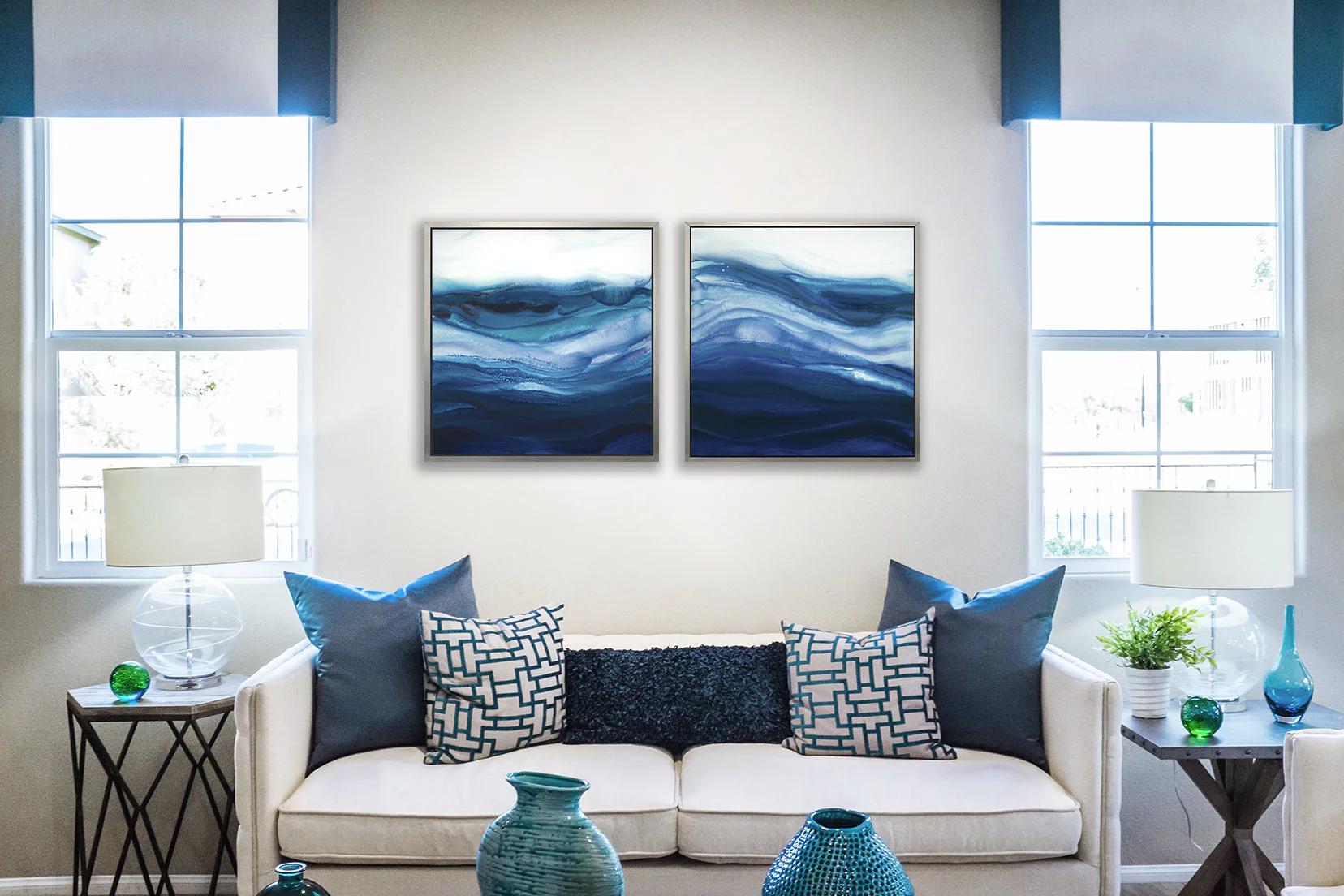 Rolling Surf II - Open Edition Canvas Print - Image 5