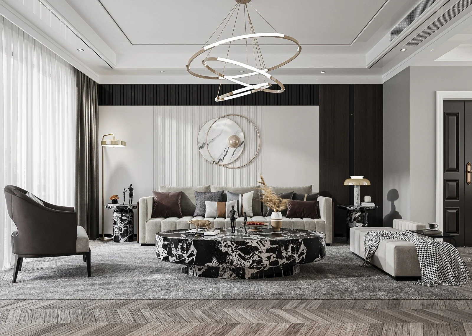 Romolo Oval Coffee Table - Image 3