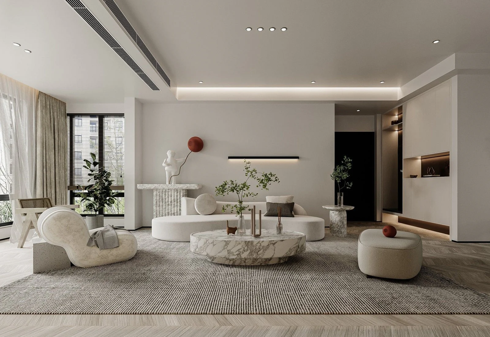 Romolo Oval Coffee Table - Image 5