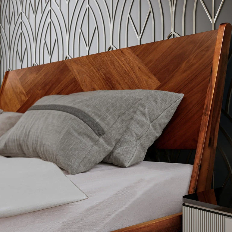 Rorns Gazelle Platform Bed Frame With Headboard for Ultimate Comfort - Image 12