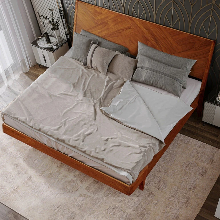 Rorns Gazelle Platform Bed Frame With Headboard for Ultimate Comfort - Image 15