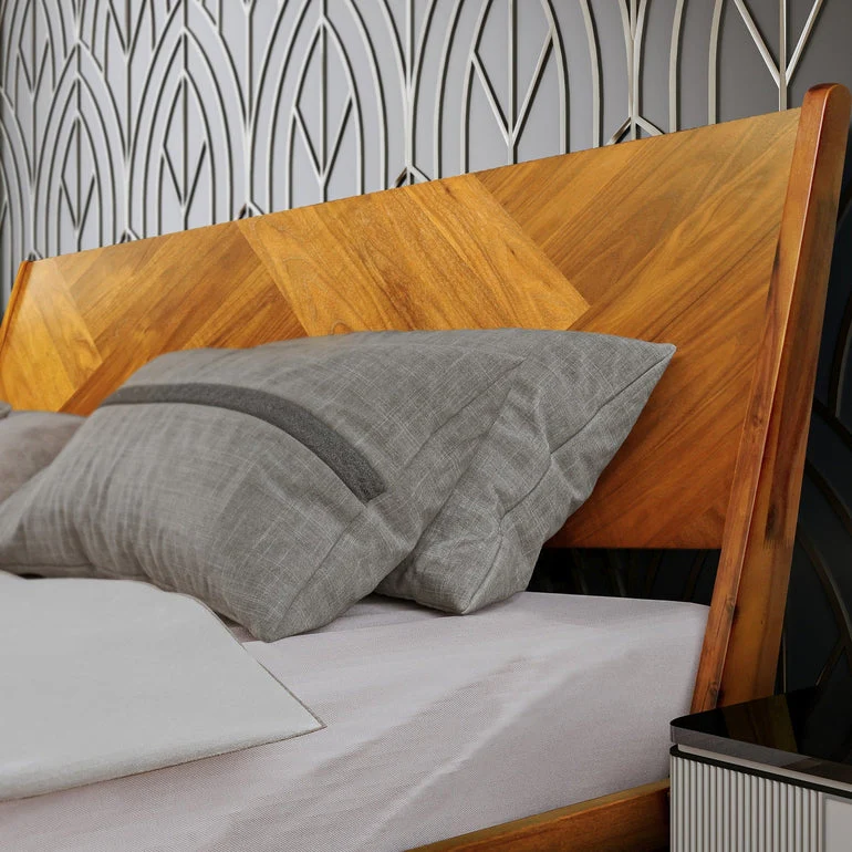 Rorns Gazelle Platform Bed Frame With Headboard for Ultimate Comfort - Image 4