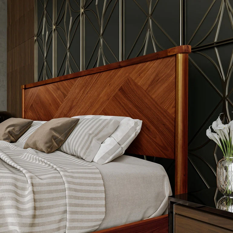Rorns Panthera Platform Bed Frame With Headboard for Ultimate Comfort - Image 10
