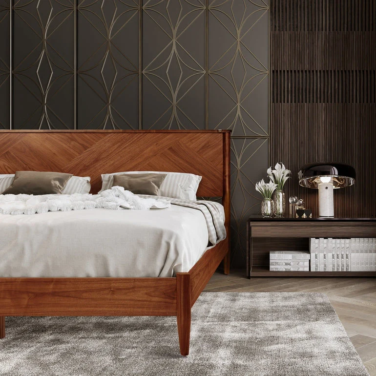 Rorns Panthera Platform Bed Frame With Headboard for Ultimate Comfort - Image 11