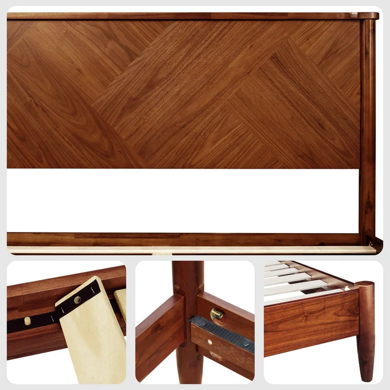 Rorns Panthera Platform Bed Frame With Headboard for Ultimate Comfort - Image 14