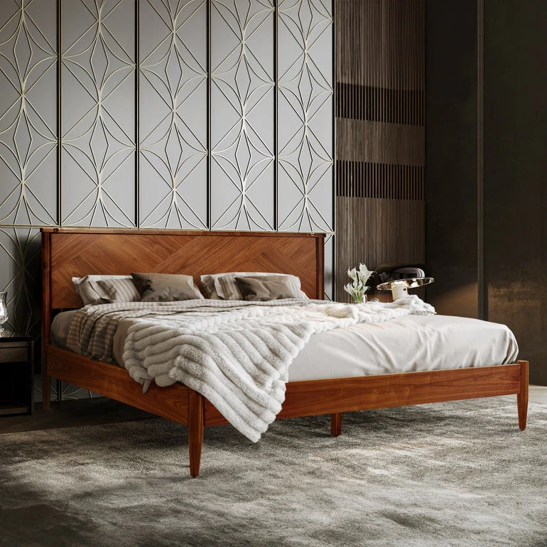 Rorns Panthera Platform Bed Frame With Headboard for Ultimate Comfort - Image 15