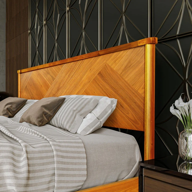 Rorns Panthera Platform Bed Frame With Headboard for Ultimate Comfort - Image 4
