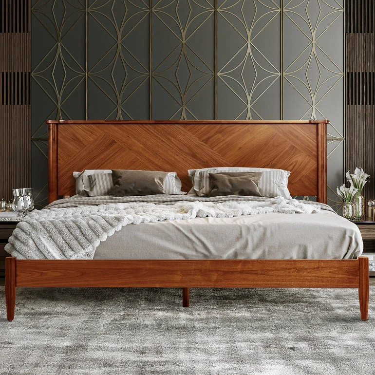 Rorns Panthera Platform Bed Frame With Headboard for Ultimate Comfort - Image 9