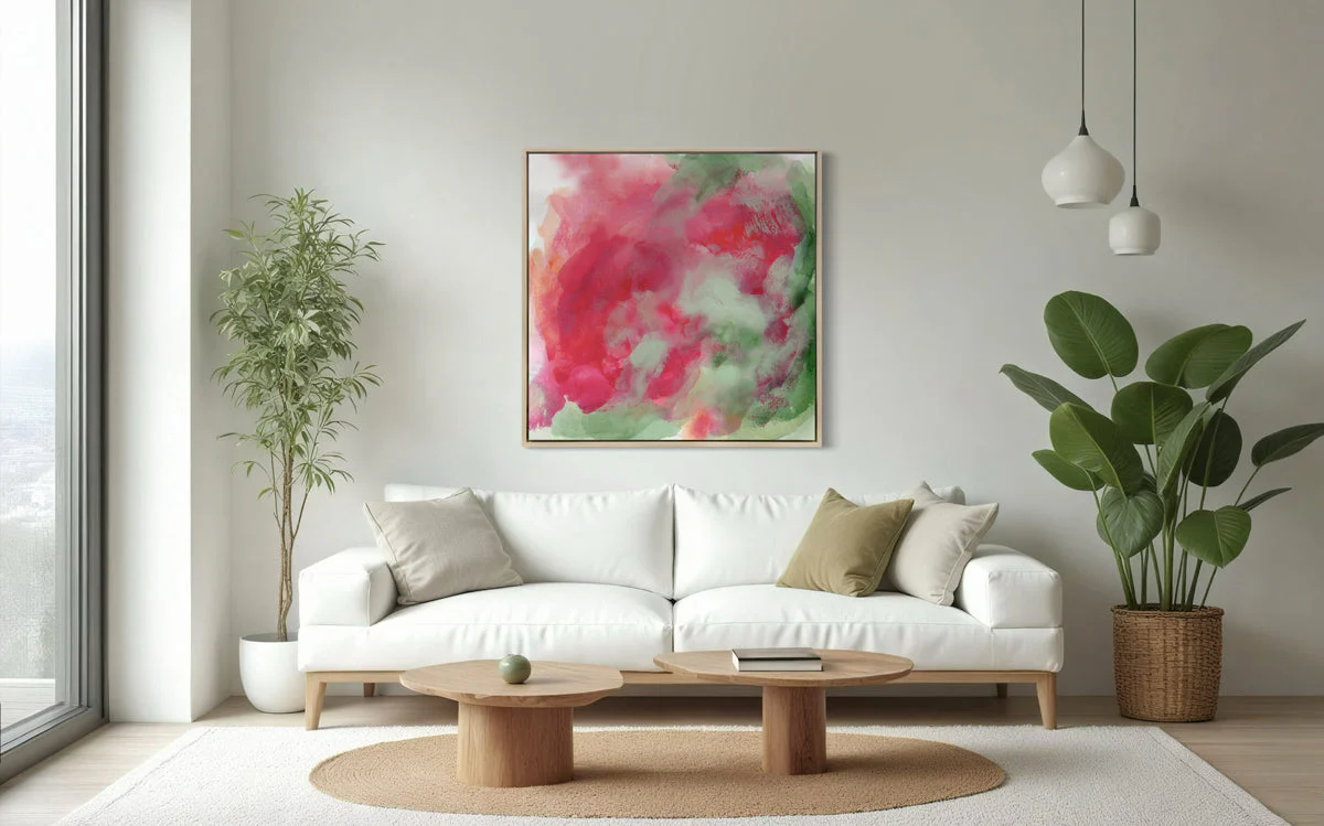 Rose Cascade - Open Edition Canvas Print - Image 2