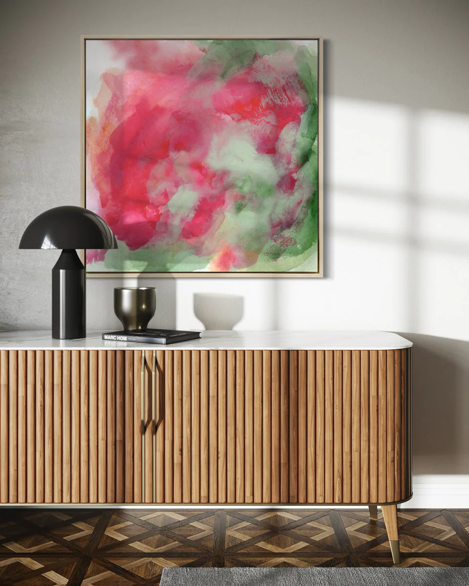 Rose Cascade - Open Edition Canvas Print - Image 4