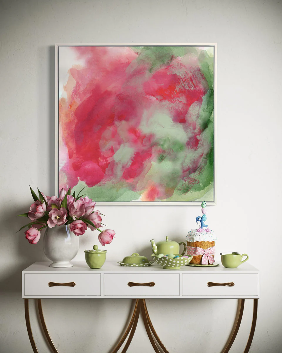 Rose Cascade - Open Edition Canvas Print - Image 7