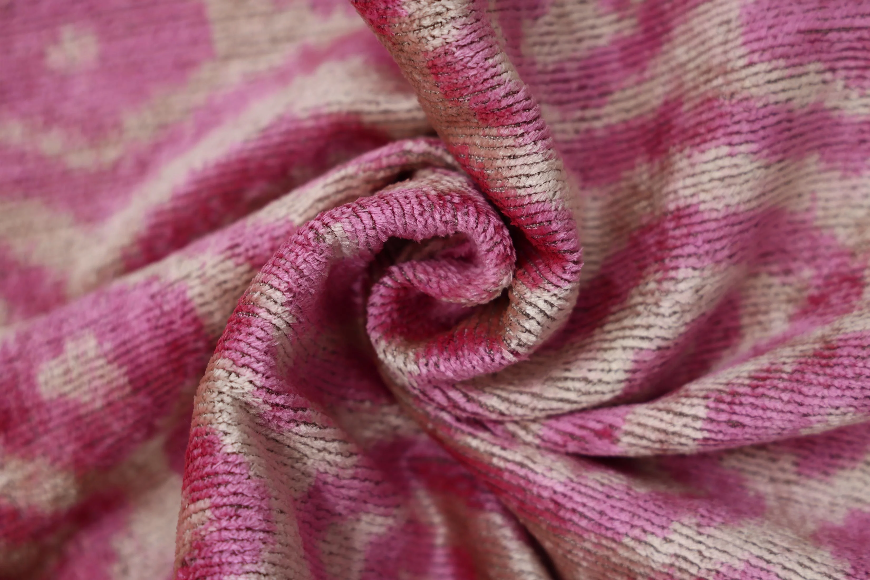 Rose Silk Velvet Pillow 16x24 Handmade Luxury Lumbar Cushion - Image 9