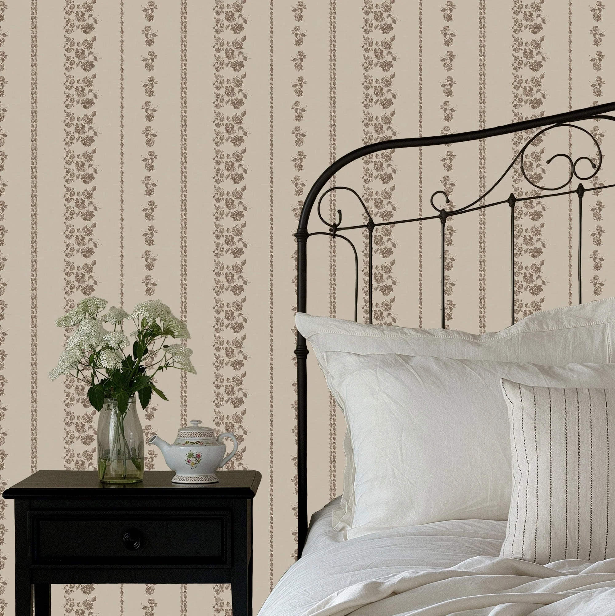 Roselle Stripe Wallpaper by Safari Natalia x Taddy Mikelaites - Image 33