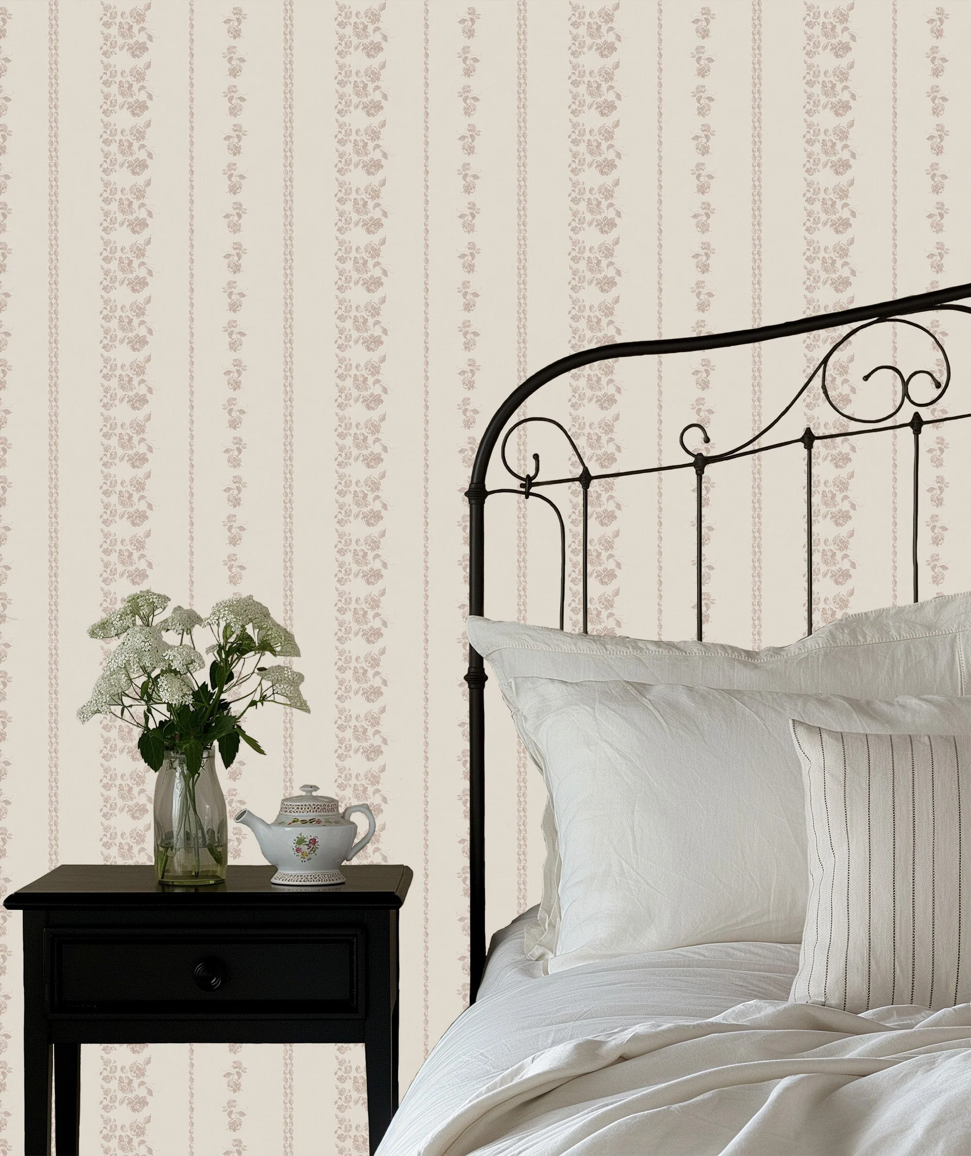 Roselle Stripe Wallpaper by Safari Natalia x Taddy Mikelaites - Image 36