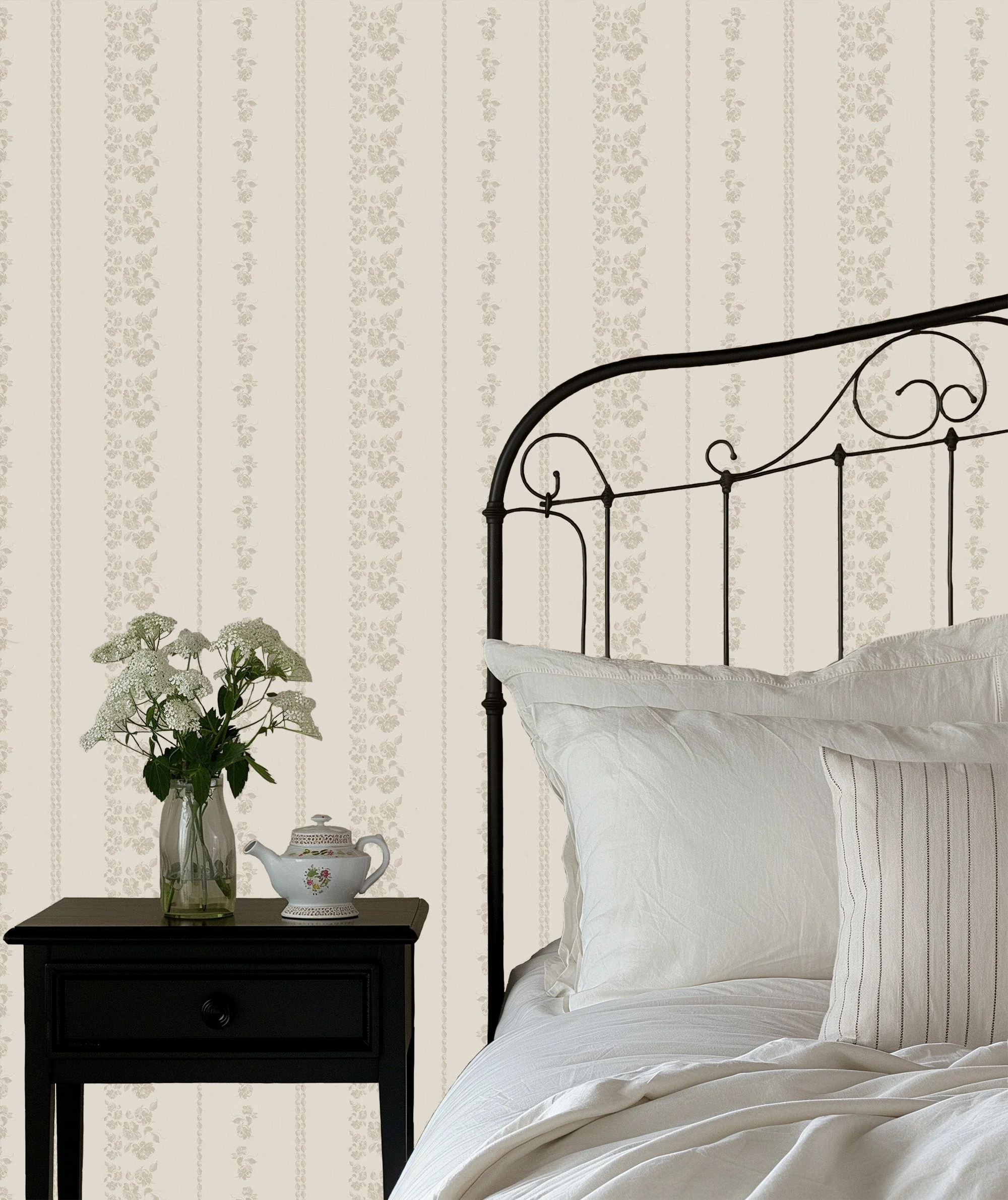 Roselle Stripe Wallpaper by Safari Natalia x Taddy Mikelaites - Image 37