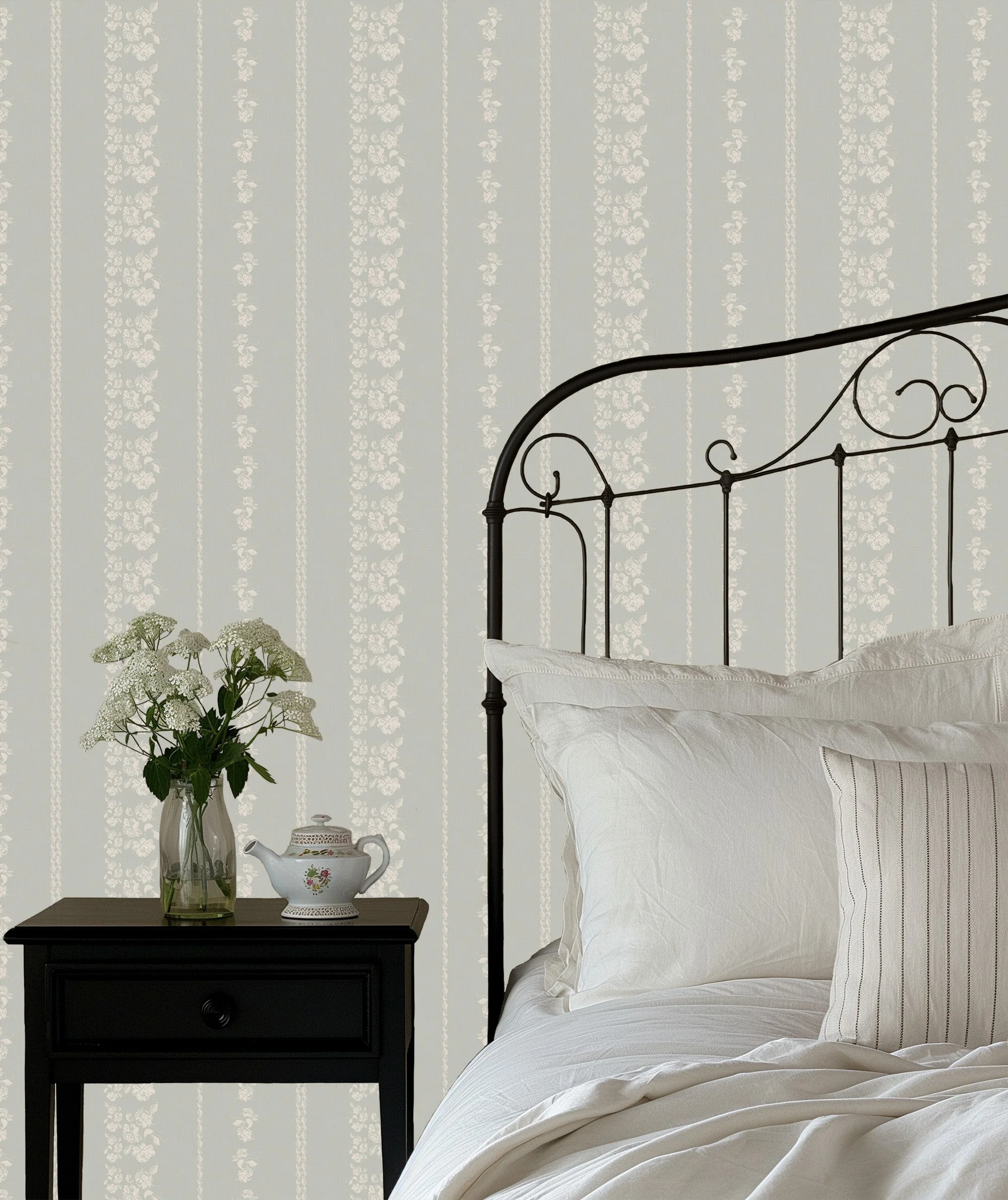 Roselle Stripe Wallpaper by Safari Natalia x Taddy Mikelaites - Image 38