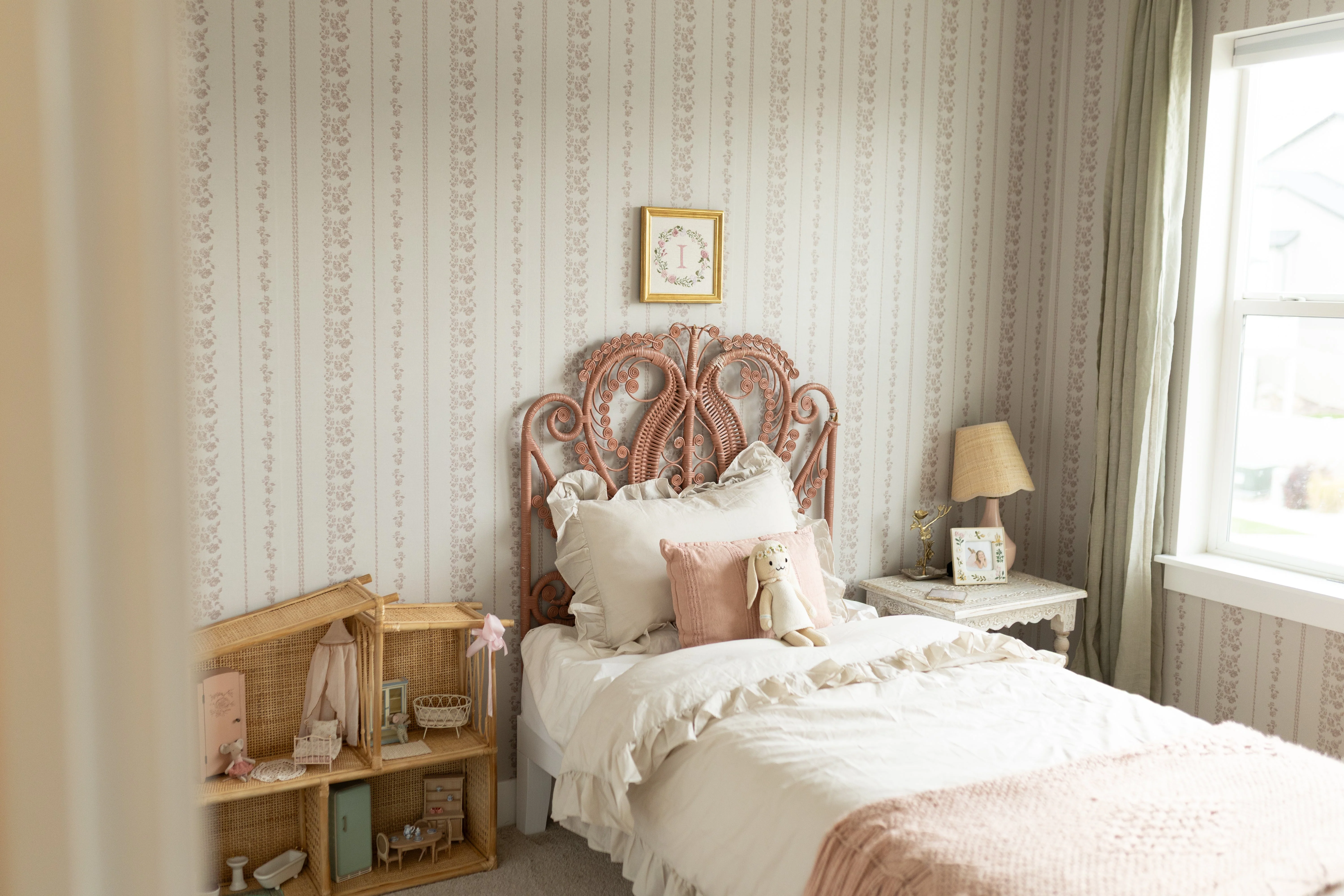 Roselle Stripe Wallpaper by Safari Natalia x Taddy Mikelaites - Image 8