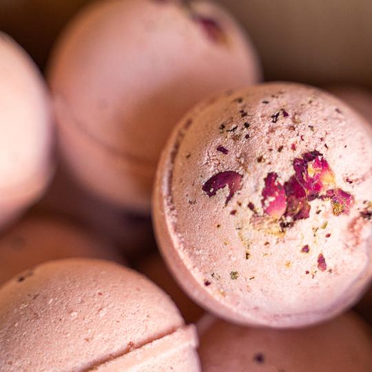 Rosewater Froth Bomb | 5 oz | Pacha Soap Company - Image 2