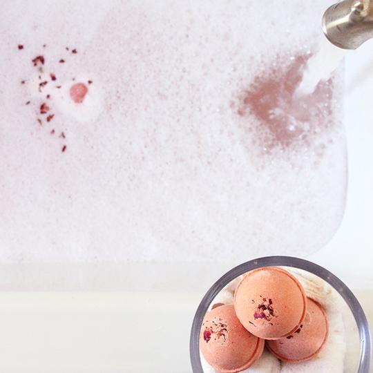 Rosewater Froth Bomb | 5 oz | Pacha Soap Company - Image 3