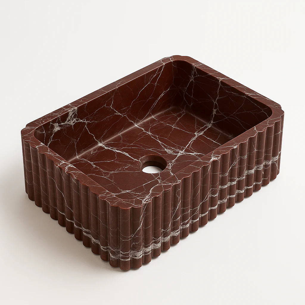 Rosso Marble Sink - Image 6
